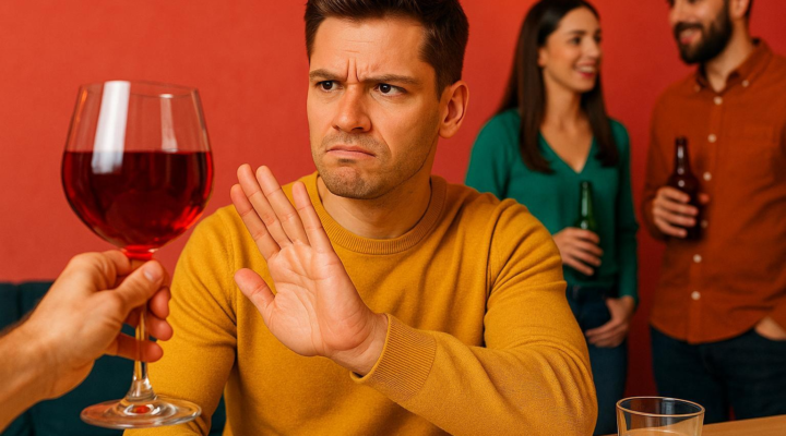 5 respuestas asertivas para cuando te presionan a beber en reuniones sociales
