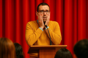 La razón psicológica por la que te quedas en blanco al hablar en público (y cómo evitarlo)