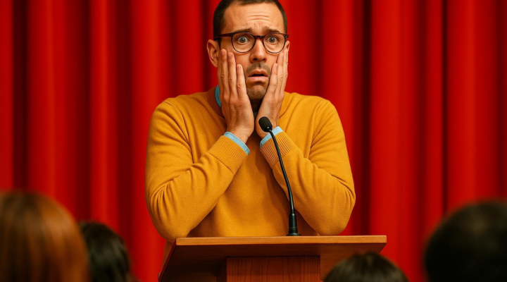 La razón psicológica por la que te quedas en blanco al hablar en público (y cómo evitarlo)