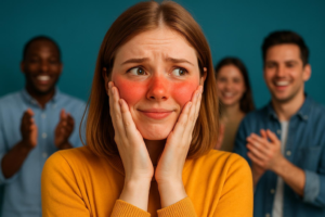 El método para dejar de ruborizarte cuando eres el centro de atención