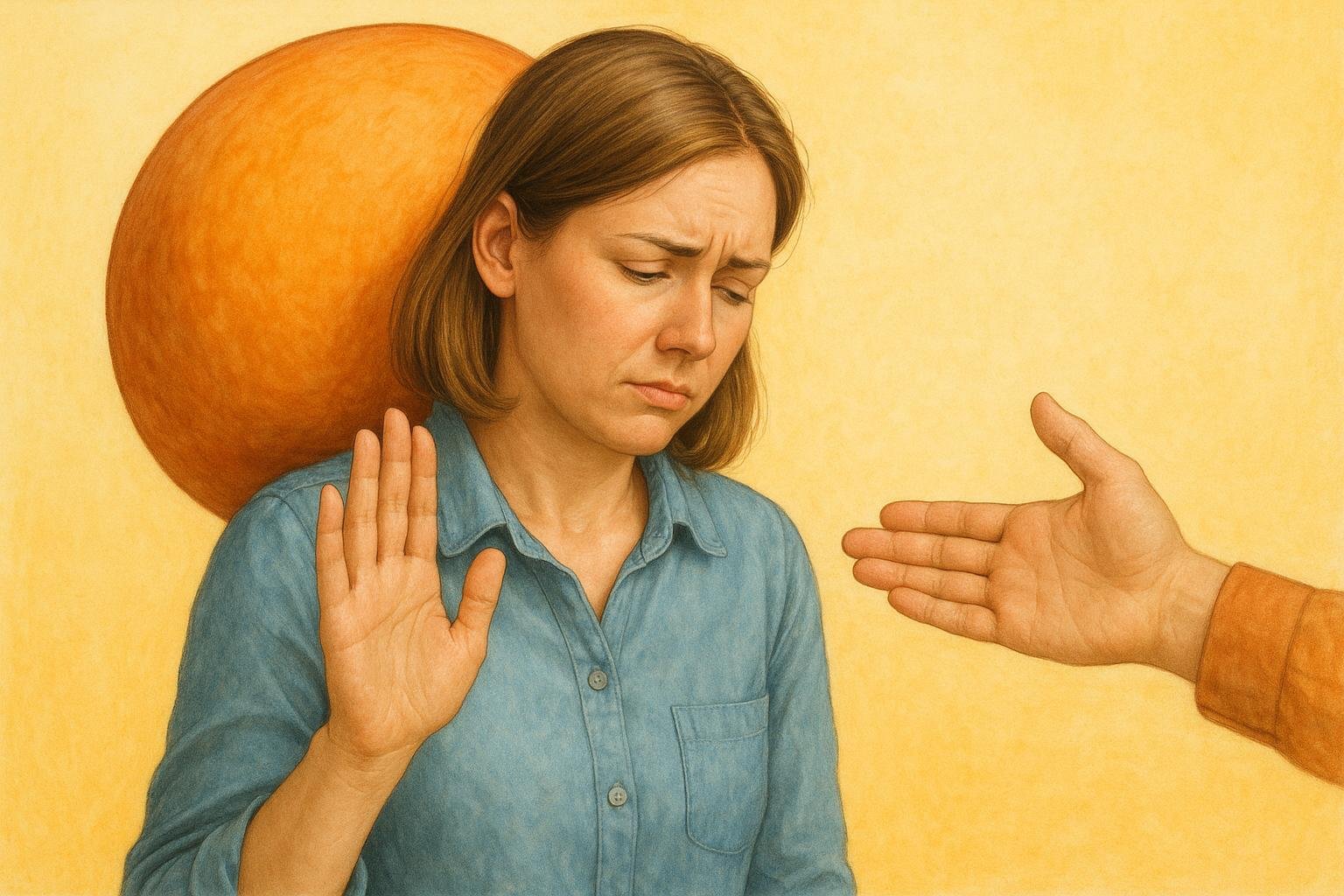 La carga emocional oculta en decir que no