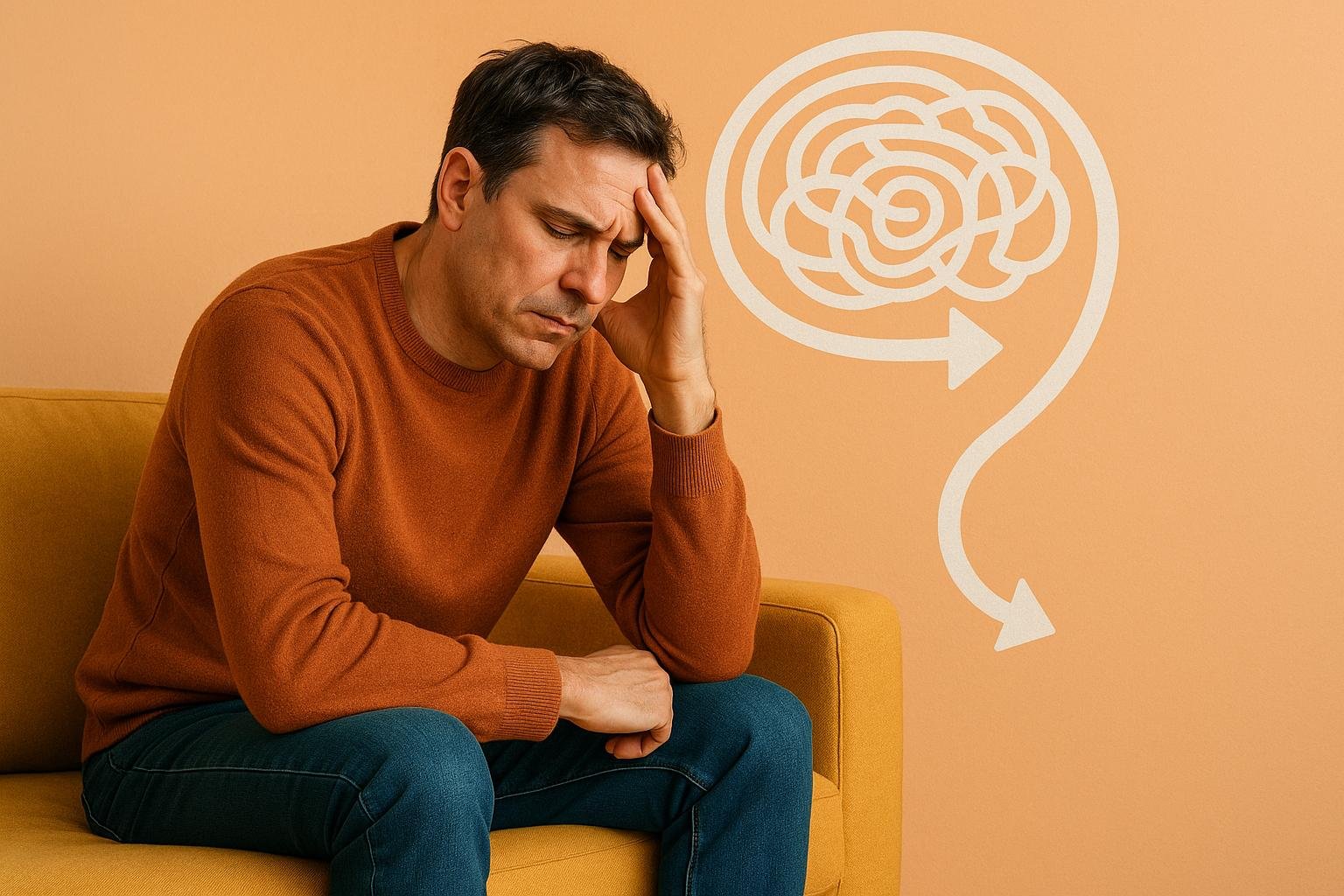 Por qué darle vueltas a los problemas nos atrapa en un bucle mental