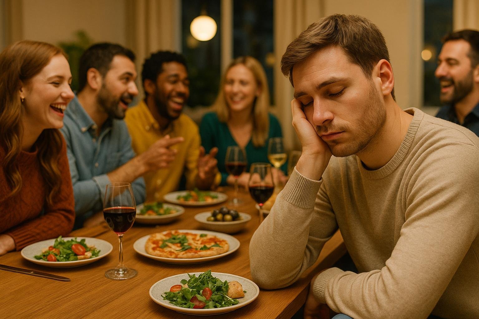 Por qué las cenas de grupo pueden resultar agotadoras para los introvertidos