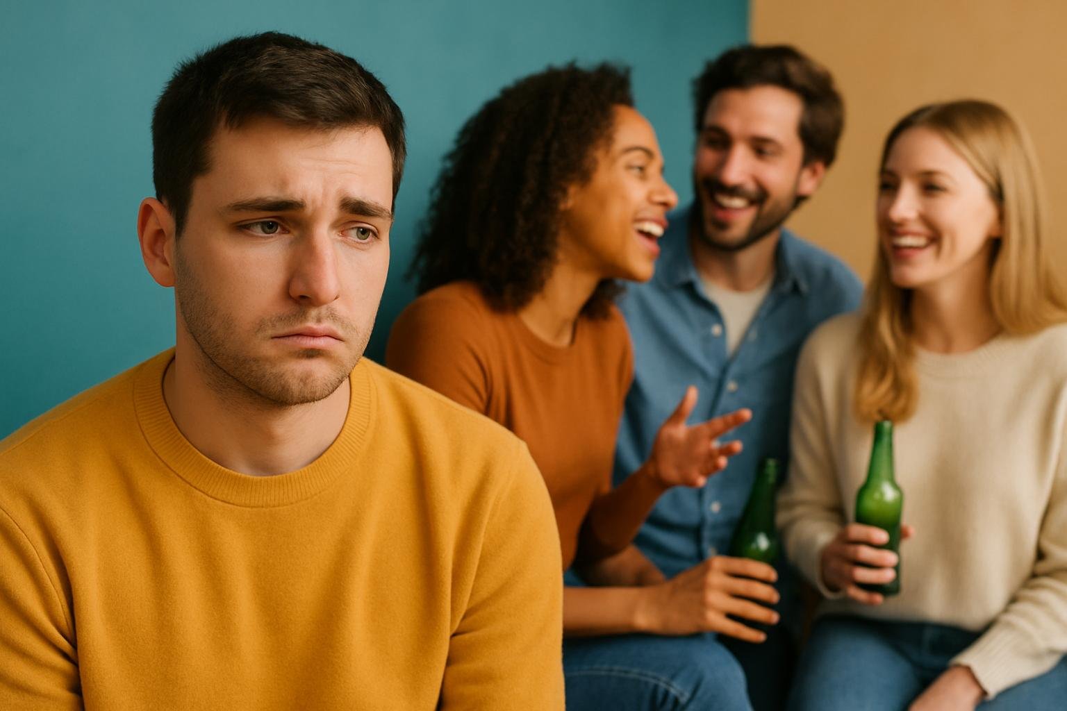 Por qué sientes que eres el amigo invisible en tu grupo social