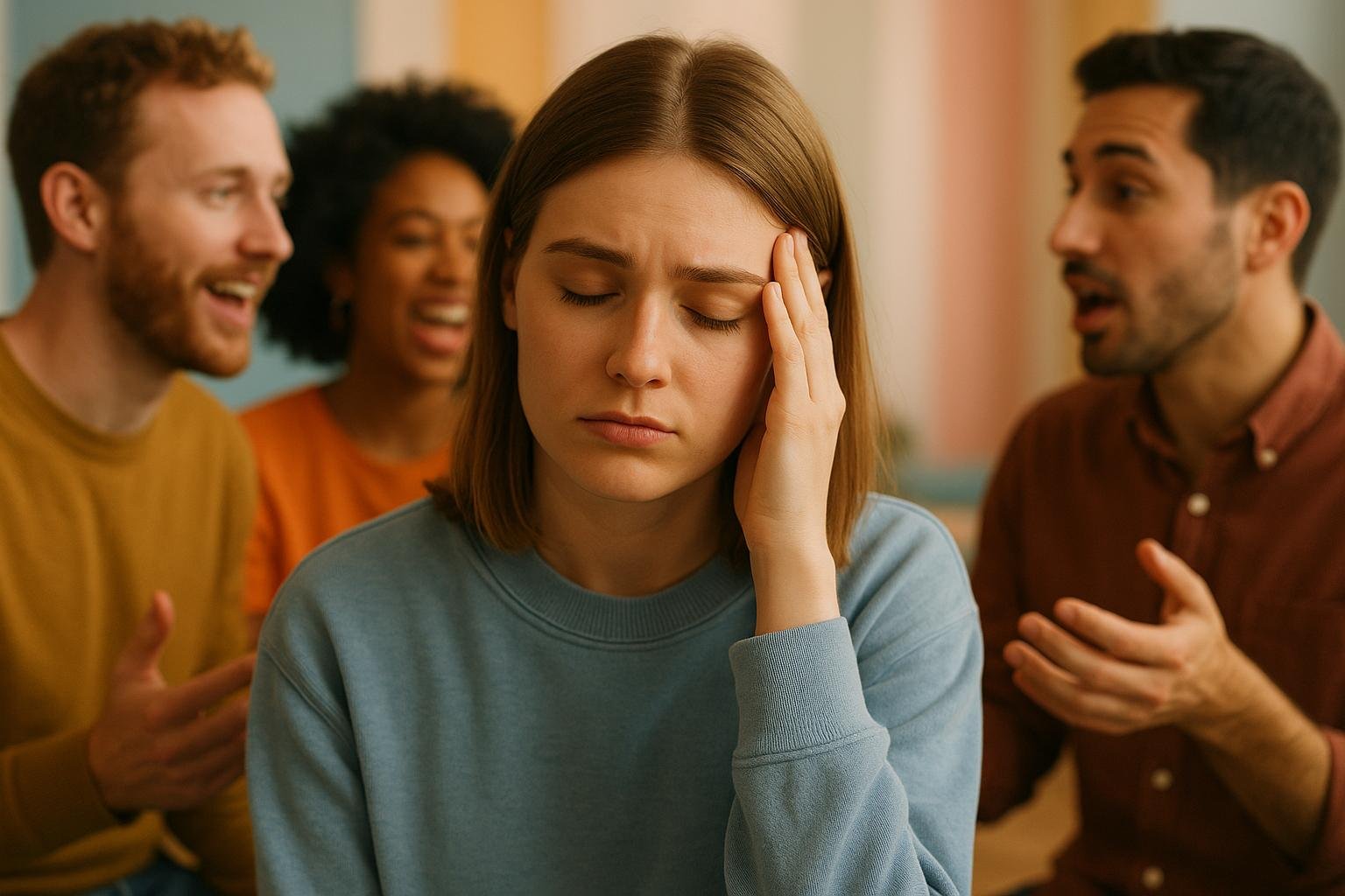 Por qué el contacto social puede drenarte